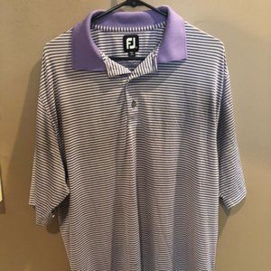 FJ FootJoy Mens' Large Golf Performance Polo